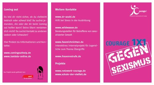 Download Courage 1x1 gegen Sexismus - Netzwerk fÃ¼r Demokratie ...