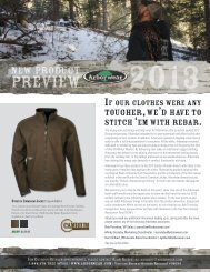 Arborwear New Products 2013