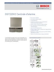 DS7220V2 Centrale d'alarme - SERIE