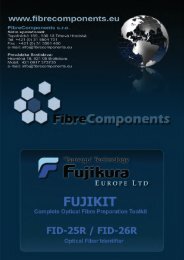 FUJIKIT Complete Optical Fibre Preparation Toolkit