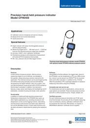 CPH 6400 Precision hand-held pressure indicator