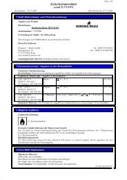 Sicherheitsdatenblatt - Heimerle + Meule