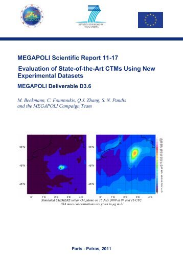 MEGAPOLI Megacities: Emissions, urban ... - MEGAPOLI - DMI