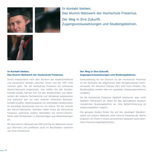 MEDIA & COMMUNICATION MANAGEMENT - Hochschule Fresenius