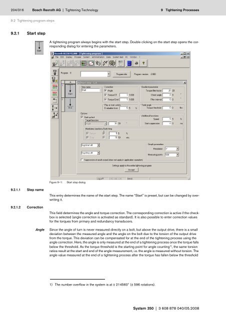 Rexroth Tightening System 350 System Documentation - Rhino ...