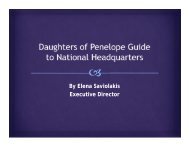 DOP Guide to Headquarters - Daughters of Penelope