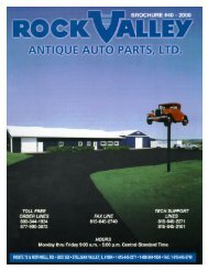 Rock Valley Antique Auto Parts 2000 Catalog