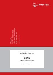 Instruction Manual MKT 50 - CALIBRATION ONLINE