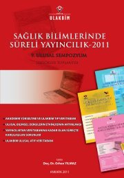 TÃ¼m Kitap - ULAKBÄ°M Ulusal Veri TabanlarÄ±