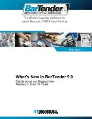 What's New in BarTender 9.0 - Seagull Scientific