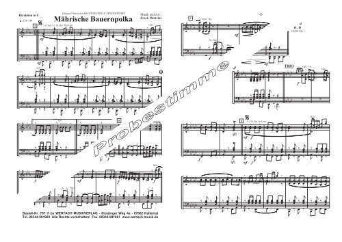 Probestimme - Wertach Musikverlag