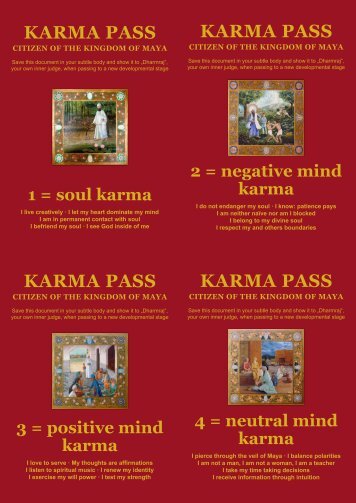 2 = Negative Mind Karma - 3HO Europe