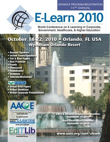 October 18-22, 2010 • Orlando, FL USA - Association for the ...