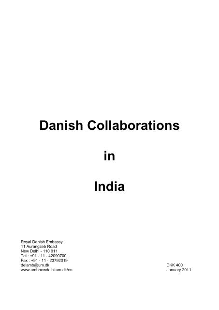 Danish Collaborations in India - Plast og klima