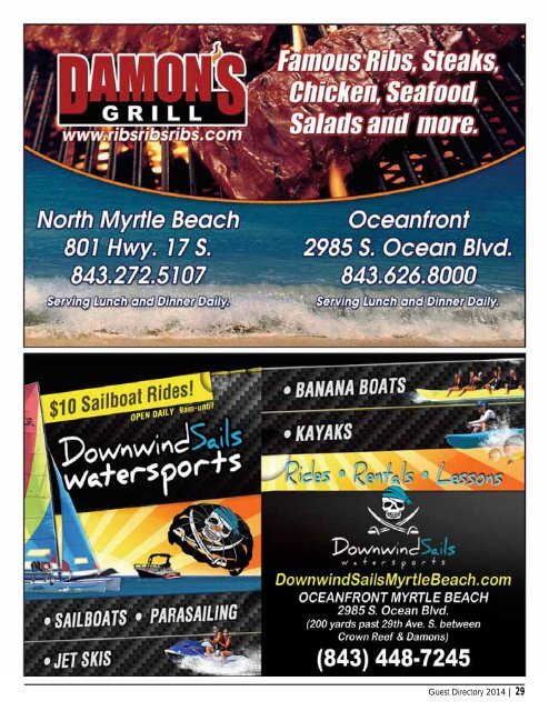 Myrtle Beach North - Myrtle Beach Visitors Guide