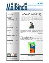 MÃ¥lbindÃ¥. - Rekneskap HÃ¸ydalsvik AS
