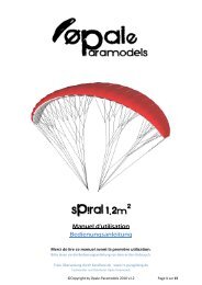 Bedienungsanleitung Spiral 1.2 - RC-Paragliding