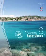 TÃ©lÃ©chargez la brochure - Sainte Maxime