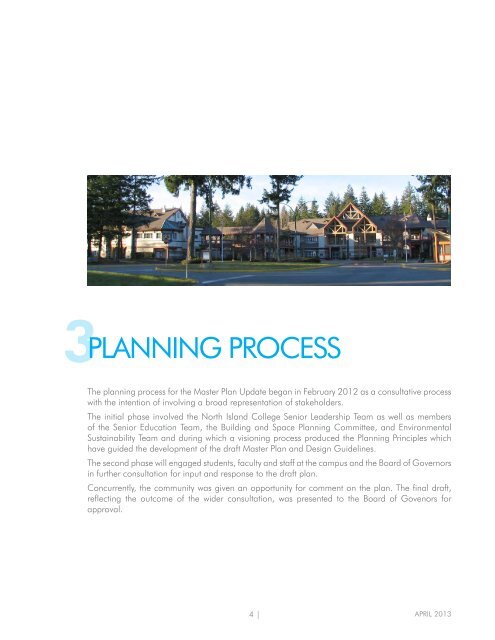 NIC Community Master Plan Report - North Island College