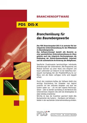 PDS DIS-X - SHH Software GmbH