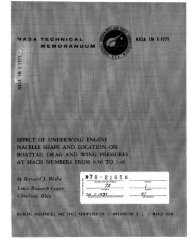 Effect of Underwing Engine Nacelle at MACH Numbers