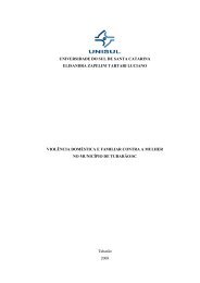 violÃªncia domÃ©stica e familiar contra a mulher - Unisul