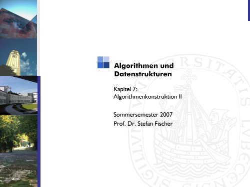 Algorithmen und Datenstrukturen