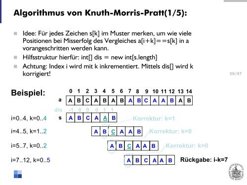 Algorithmen und Datenstrukturen