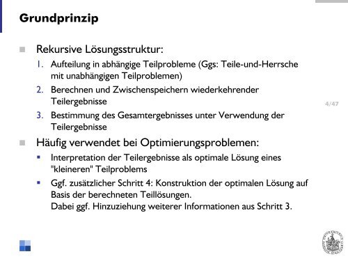 Algorithmen und Datenstrukturen