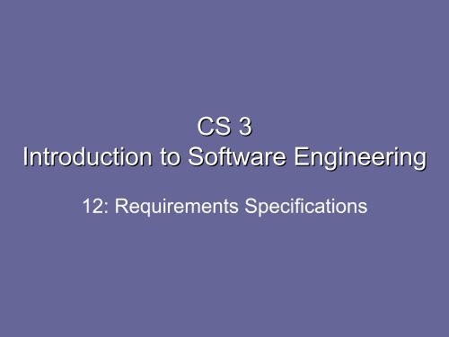CS 47/147 Advanced Object-Oriented Programming - Caltech