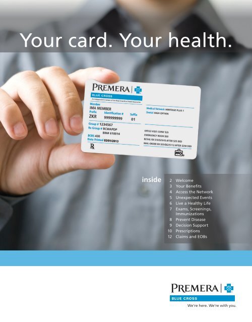 Your Card, Your Health Brochure - Premera Blue Cross