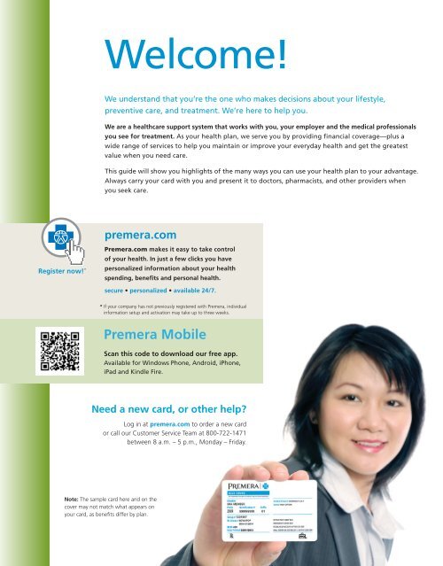 Your Card, Your Health Brochure - Premera Blue Cross