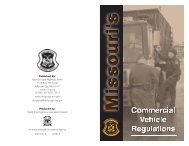 Commercial Vehicle Regulations Handbook - State Highway Patrol