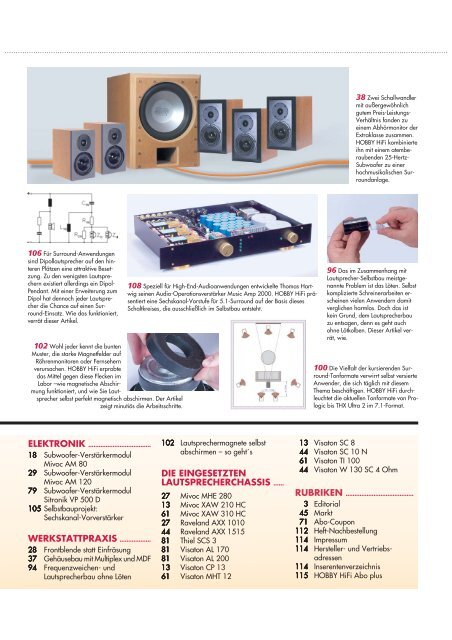 INHALT - HOBBY Hifi