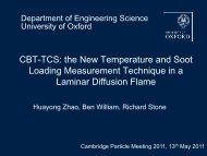 Soot Volume Fraction and Particle Size in a Santoro Burner