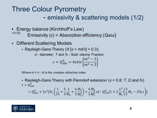 Soot Volume Fraction and Particle Size in a Santoro Burner