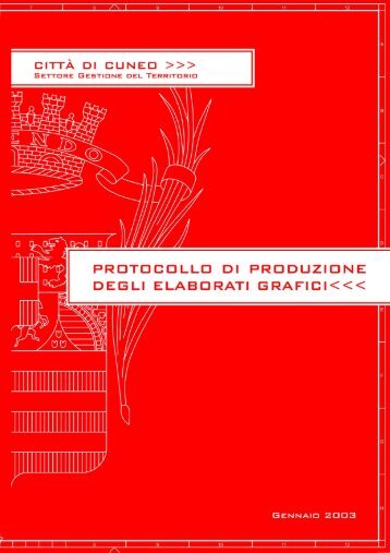 standardizzazione di elaborati di disegno - Comune di Cuneo