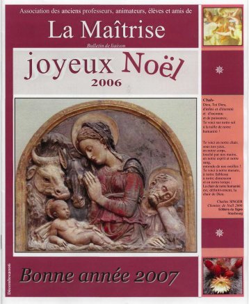 bulletin de noel2006 - Les Maitrisiens