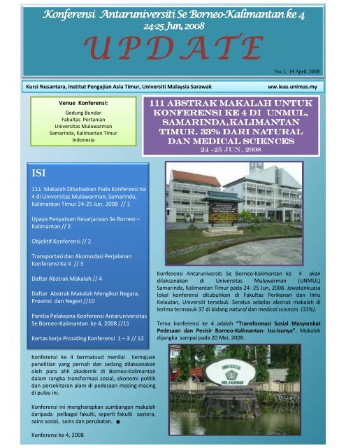 UPDATE - Universiti Malaysia Sarawak