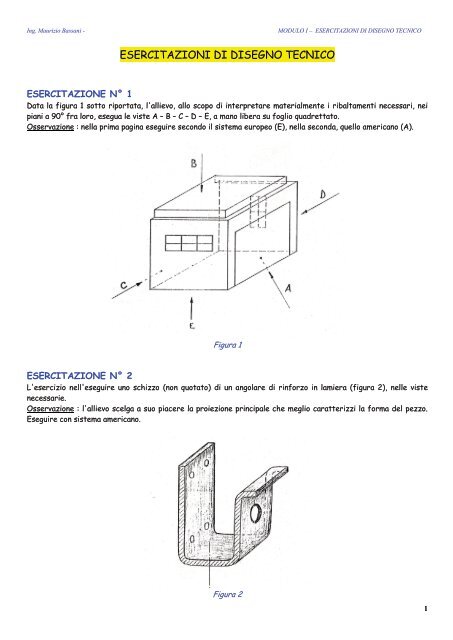 ESERCITAZIONI DI DISEGNO TECNICO - IBN Editore