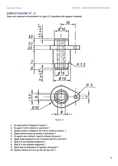 ESERCITAZIONI DI DISEGNO TECNICO - IBN Editore