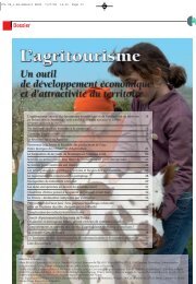 L'agritourisme : un outil de dÃ©veloppement Ã©conomique et d ...