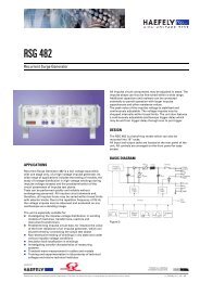 RSG 482 - Haefely Test AG