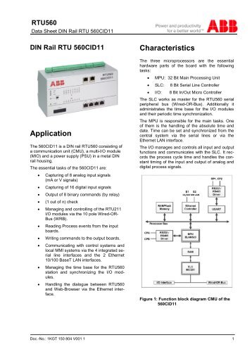 560CID11 Data Sheet - Abb