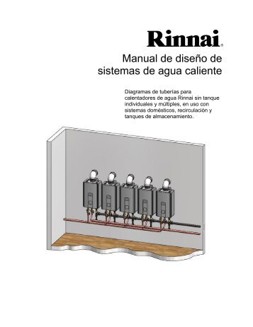 Manual de diseño de sistemas de agua caliente - Rinnai