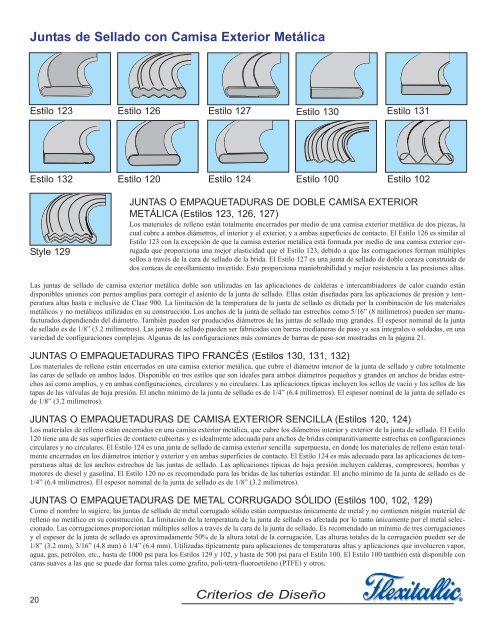 Criterios de Diseño - The Flexitallic Group