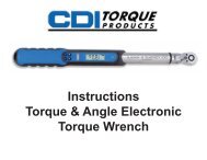 Instructions Torque & Angle Electronic Torque Wrench - Snap-On ...