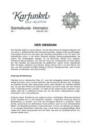 Steinheilkunde - Information - Michael Gienger