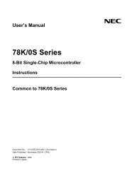 78K/0S Series 8-Bit Single-Chip Microcontroller Instructions ... - Home