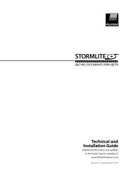 Stormlite Technical and Installation Guide (U.S. ... - Palram Americas